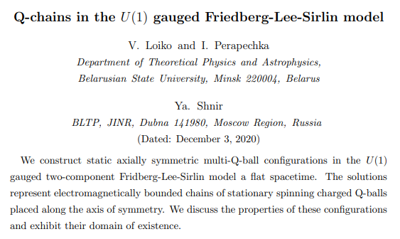 Q-chains in gFLS